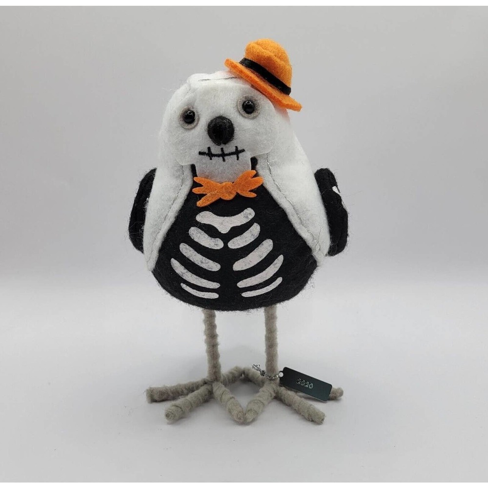 Target Spritz Hyde & Eek 2020 Bonesy Skeleton Halloween Felt Bird